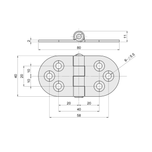 บานพับสแตนเลสแบบกลม round-stainless-steel-hinge สำหรับเครื่องจักรและตู้ ดีไซน์โค้งมน ป้องกันสนิม