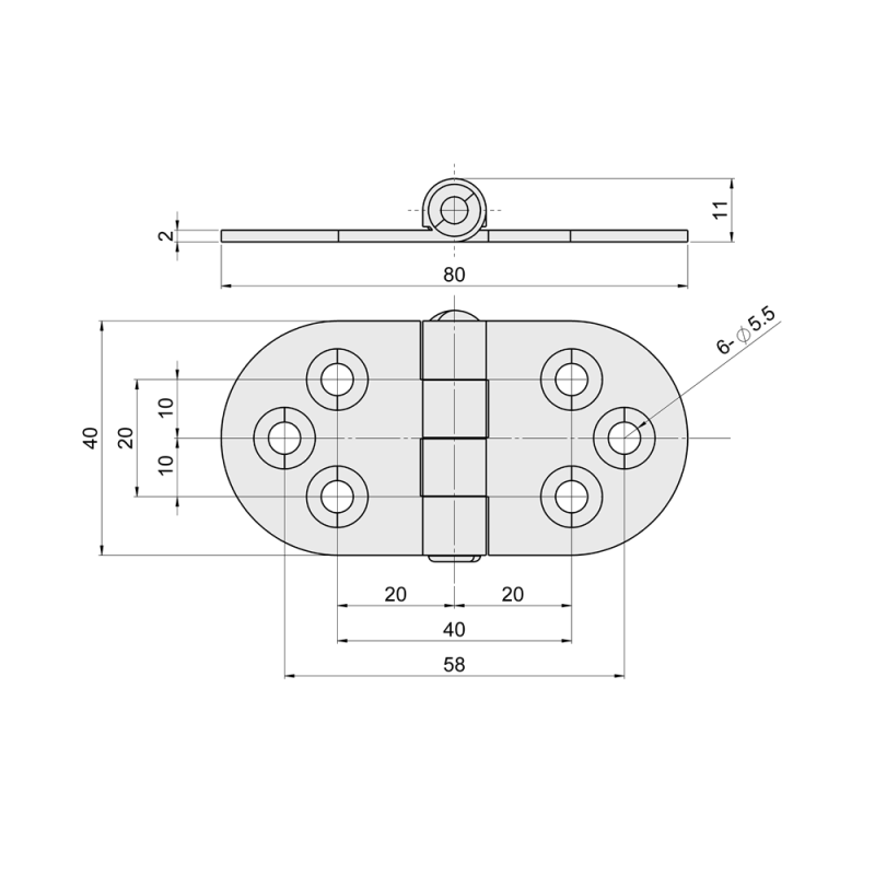 บานพับสแตนเลสแบบกลม round-stainless-steel-hinge สำหรับเครื่องจักรและตู้ ดีไซน์โค้งมน ป้องกันสนิม