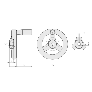 มือหมุนเบกาไลท์มาตรฐาน_standard-bakelite-handwheel มือหมุนเบกาไลท์มาตรฐาน standard-bakelite-handwheel สำหรับเครื่องจักร ทนความร้อนสูง แข็งแรง ทนทาน จับกระชับมือ